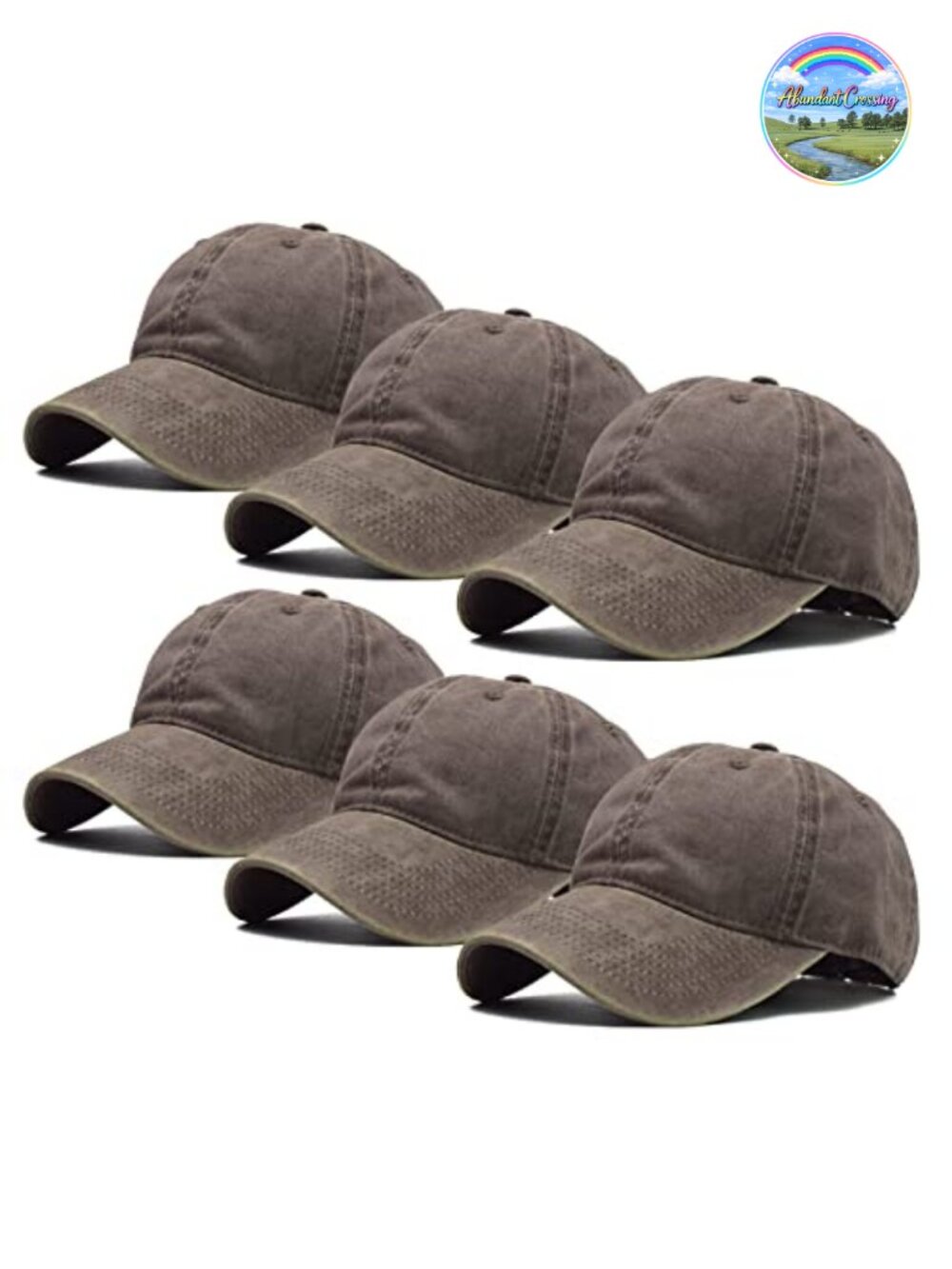 Washed Cotton Distressed Baseball Cap Adjustable Dad Hat Outdoor Unisex